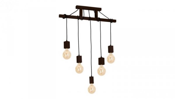 Lampa Wisząca JACK 5xE27 Orzech MLP4361 Milagro