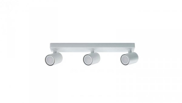 Listwa sufitowa biała z reflektorkami do salonu 3xGU10 LP-731/3W WH Light Prestige