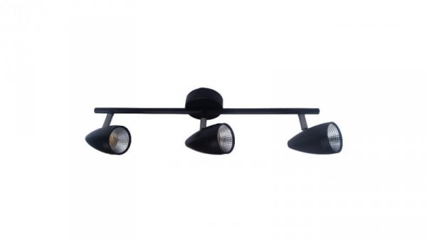 Listwa sufitowa z ruchomymi czarnymi reflektorkami CORTINO LP-2638/3W Light Prestige