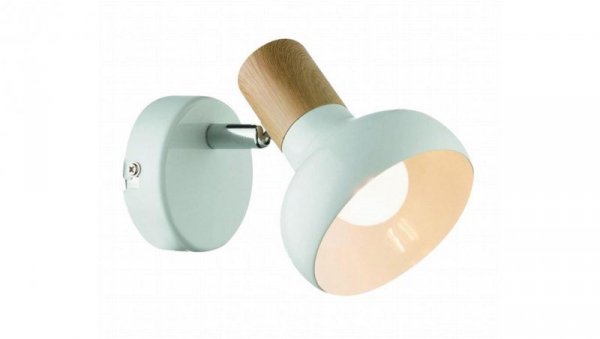 Kinkiet w formie reflektorka Arezzo do skandynawskich wnętrz na E14 LP-1420/1W WH Light Prestige