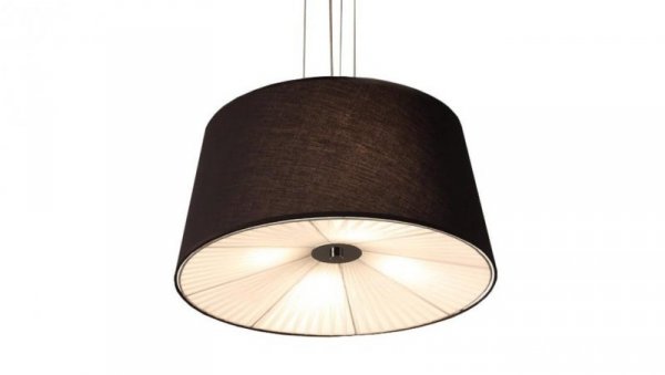 Lampa wisząca BALI nad stół z kloszem w kształcie dzwonu LP-1322/1P BK Light Prestige