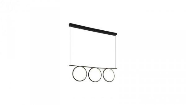 LAMPA WISZĄCA LOOP BLACK 60W LED ML523 Milagro