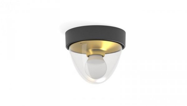Lampa natynkowa zewnętrzna IP44 NOOK BLACK/GOLD 7976 Nowodvorski Lighting