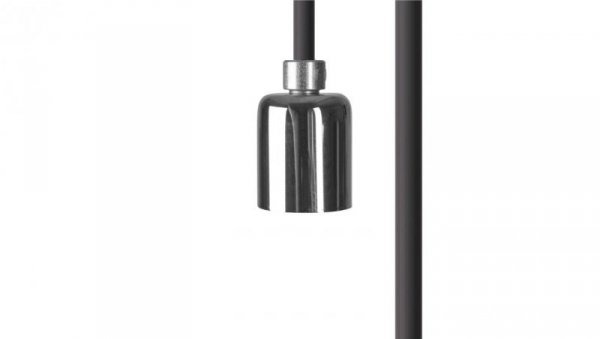 Przewód z oprawką 350cm CAMELEON CABLE GU10 3,5 M BLACK/CHROME 8641 Nowodvorski