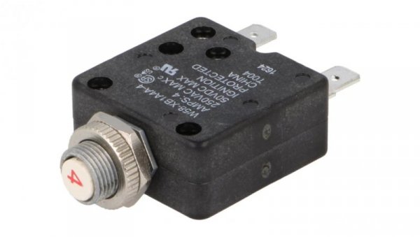 Wyłącznik nadprądowy 250VAC 50VDC 4A SPST-NC 1 biegun W58-XB1A4A-4