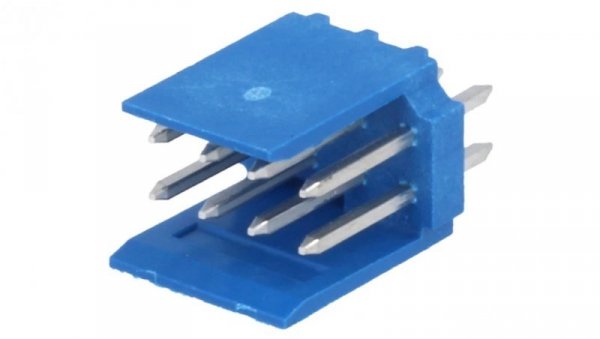 Gniazdo przewód-płytka męskie HE14 2,54mm 8-pin THT 3A 281739-4