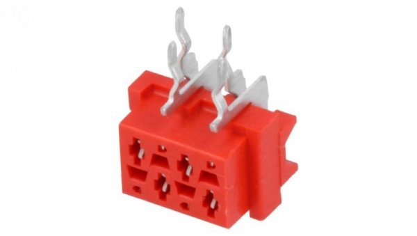 Micro-MaTch gniazdo żeńskie 4-pin THT na PCB Układ 2x2 215460-4
