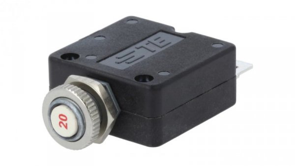 Wyłącznik nadprądowy 250VAC 50VDC 20A SPST-NC na panel W58-XB1A4A-20