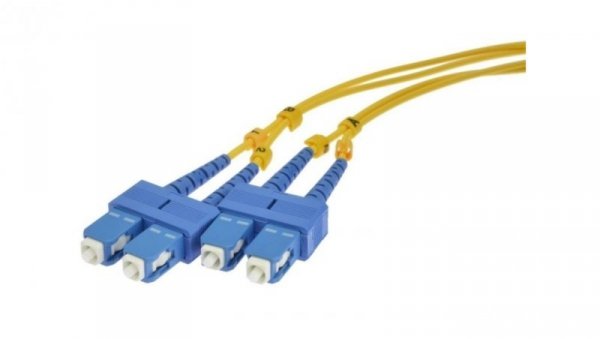 Patchcord światłowodowy FO SM LC-SC duplex 9/125 1m