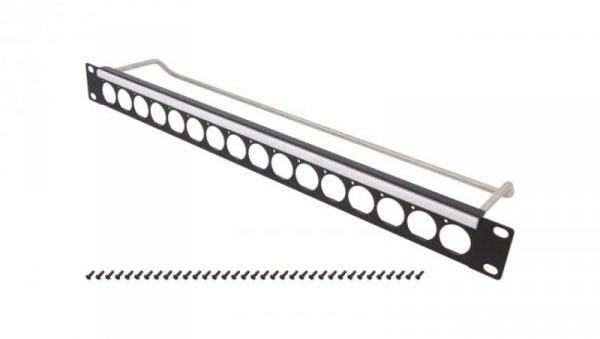 Adapter montażowy patch panel 19 RACK przykręcany M3 CP30151
