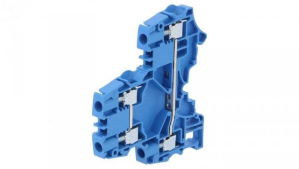 Złączka szynowa SNK 0,2÷6mm2 tory 2 zaciski 4 niebieski 300V 1SNK506220R0000 (ZS6-D2-BL)