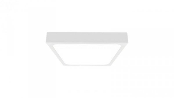 Plafoniera LED 24W 2400lm 4000K IP44 Kwadrat Mleczny Biała Ramka 7628