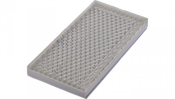 AO000025, reflektor, 8x100x50mm, samoprzylepny, PMMA+PMMA, polaryzacyjny