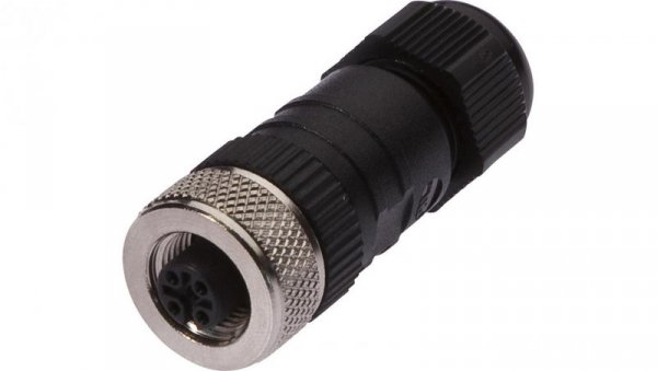 VK608F25, Kabel danych, Kabel połączeniowy, 6m, M12 męski 4pin prosty, RJ45 męski 4pin prosty, 4x0.14mm², Kategoria 5E, -40-75C,