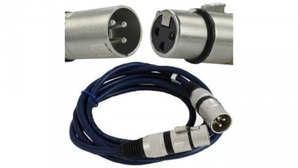 VITALCO MK06 Kabel mikrofonowy przedłużacz XLR (wtyk / gniazdo) 20m