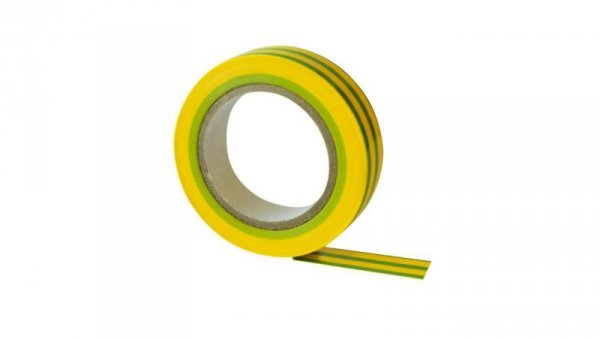 TAŚMA IZOLACYJNA 15MM*10M ŻÓŁTO-ZIELONA