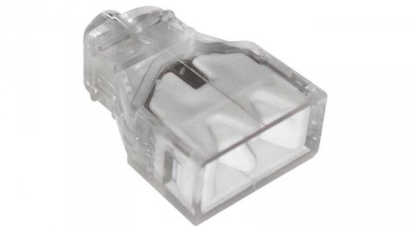 SZYBKOZŁĄCZKA 2*0,5-2,5MM2 TRANSPARENTNA/BIAŁY 10 SZTUK