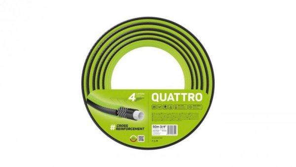 WĄŻ OGRODOWY QUATTRO 3/4 50M
