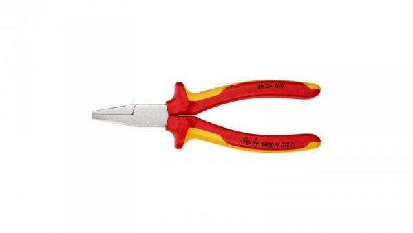 SZCZYPCE PŁASKIE IZOLOWANE VDE 160MM