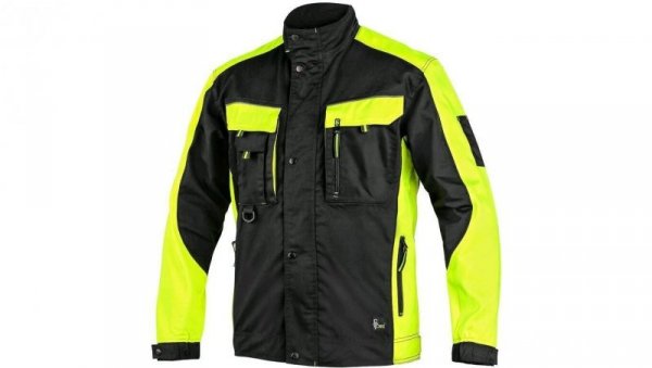 BLUZA/KURTKA CXS SIRIUS BRIGHTON CZARNO-ŻÓŁTA ROZM.48