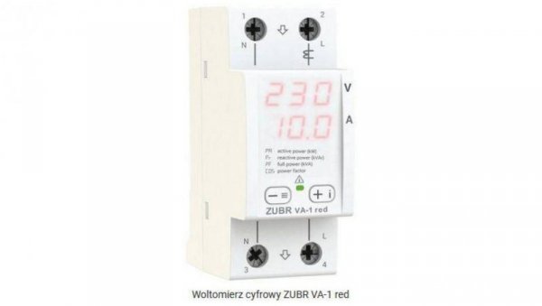 Woltomierz ZUBR VA-1 red