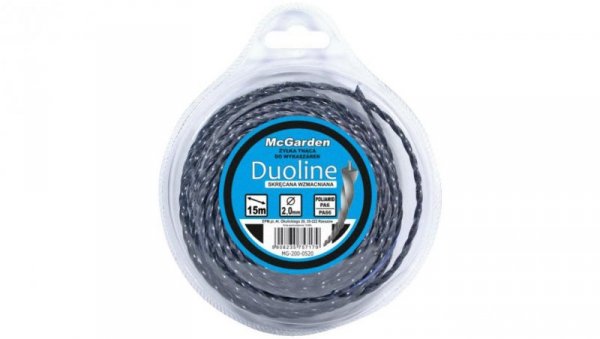ŻYŁKA DO WYKASZARKI SKRĘCANA WZMACNIANA DUOLINE 3.0MM*15