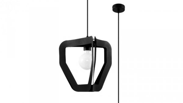 Lampa wisząca TRES czarna