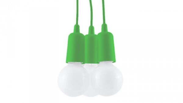 Lampa wisząca DIEGO 3 zielony