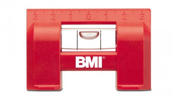 Magnetyczna mini-poziomica instalacyjna BMI E-LEVEL magnet dla elektryków i instalatorów