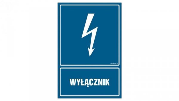 ZNAK - HG008 Napięcie 230 V 70 x 105 cm PN - Płyta 1mm