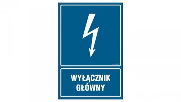 ZNAK - HG011 Bezpiecznik 70 x 105 cm PN - Płyta 1mm