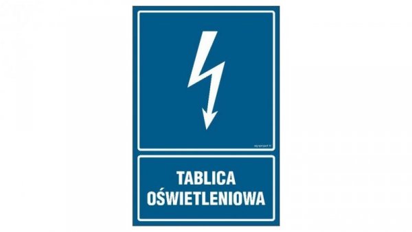 ZNAK - HG048 Tablica oświetleniowa - arkusz 9 naklejek 5 x 7,5 cm FN - Folia samoprzylepna