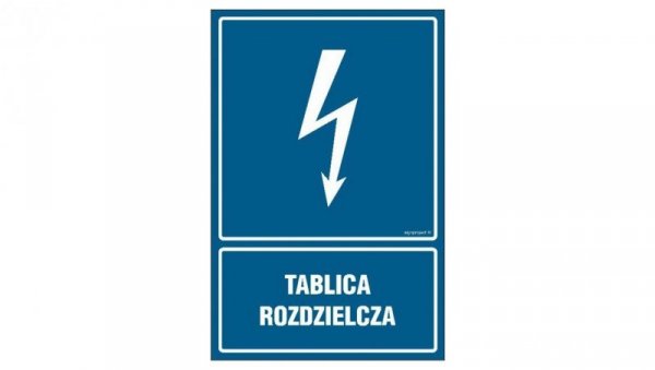 ZNAK - HG049 Tablica rozdzielcza 15 x 22,5 cm FN - Folia samoprzylepna