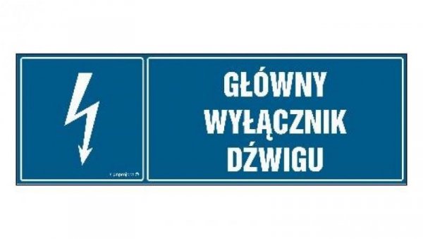 ZNAK - HH022 Napięcie 400V 45 x 15 cm PN - Płyta 1mm