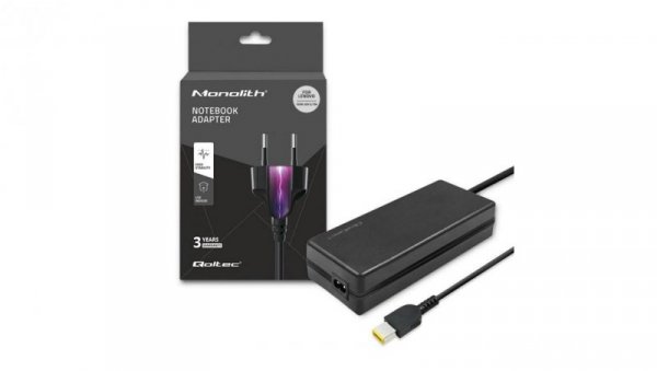 Qoltec Zasilacz do Lenovo 135W 20V 6.75A Slim tip+pin +kabel zasilający