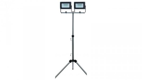 Naświetlacz FLARE 2x50W LED 8500lm 6500K, IP65 2,5m przewód gumowy, na statywie 0,8-1,22m / 47011