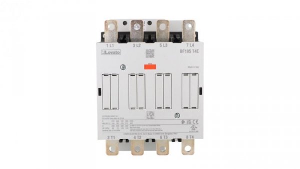 Stycznik 4 polowy 275A w AC1 cewka 100-250VAC/DC BF195T4E230