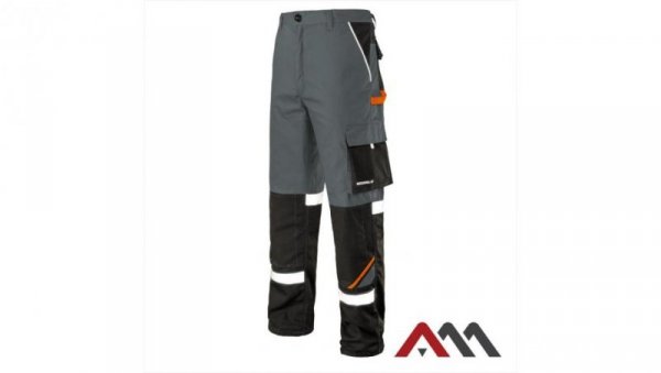 PROFESSIONAL-REF SPODNIE ROBOCZE DO PASA - GREY ROZ. 48