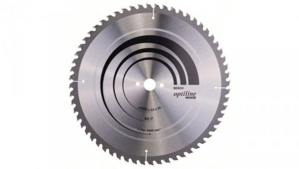 PIŁA TARCZOWA-T OPTILINE WOOD 400*3,5*30/Z60