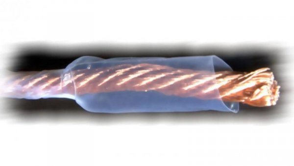 Koszulka termokurczliwa wysokotemperaturowa teflonowa (max. 260 st.C) przezroczysta 4.75/1.27mm (dł. 1m)