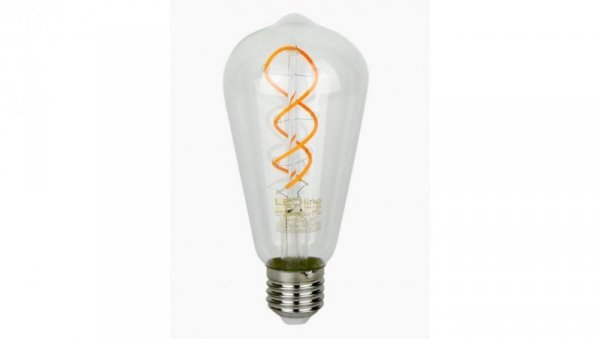 LED line PRIME żarówka LED E27 4W 1800K 230lm 220-240V FILAMENT ST64 RETRO EDISON VINTAGE ŚCIEMNIALNA 5 lat gwar.