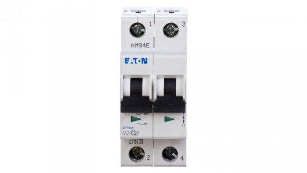 Wyłącznik nadprądowy 2P C 3A 15kA AC FAZ C3/2 278750