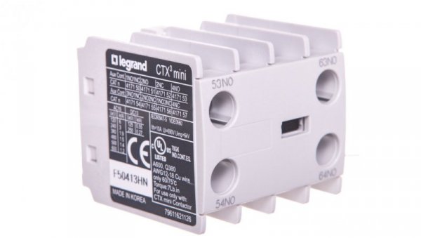 Styk pomocniczy 2Z montaż czołowy CTX3 MINI 417151