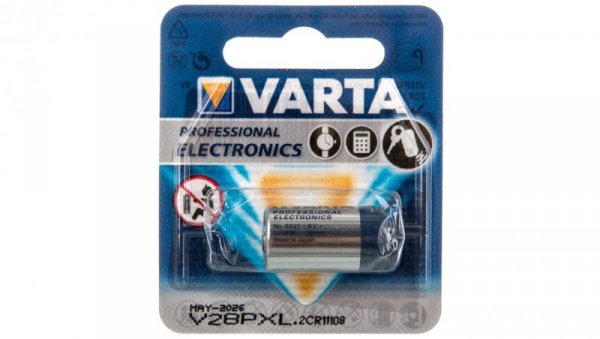 Bateria litowa 2CR11108 / V28PXL 170mAh 6V ELECTRONICS