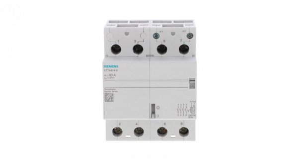 Przekaźnik instalacyjny bistabilny 63A 4Z 230V AC 5TT4474-0