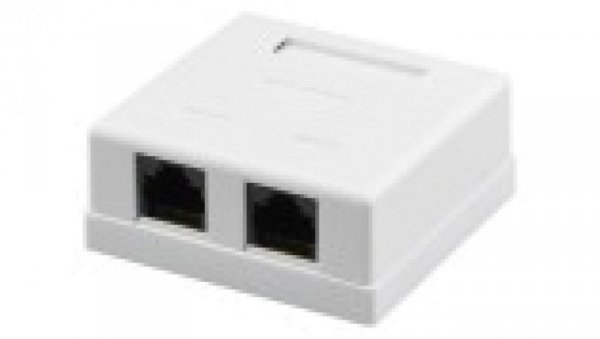 Gniazdo UTP kat. 6 2 x RJ45 kompletne NT CU.GN.00142