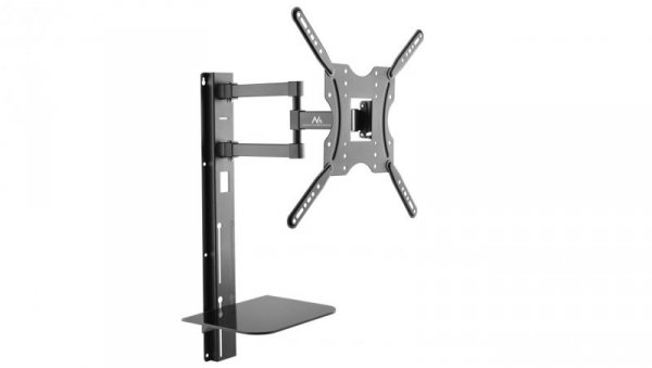 Uchwyt do telewizora 32-55 z półką na DVD 30kg VESA 400x400 Maclean MC-772