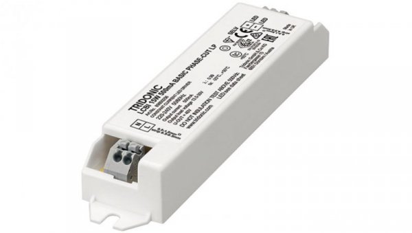 Zasilacz stałoprądowy ściemnialny fazowo LCBI 15W 350mA BASIC PHASE-CUT lp 89800255 - Zasilacz LED kompaktowy stałoprądowy ściem