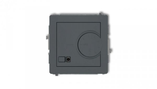 DECO Regulator elektroniczny temperatury z czujnikiem powietrznym grafitowy mat 28DRT-2