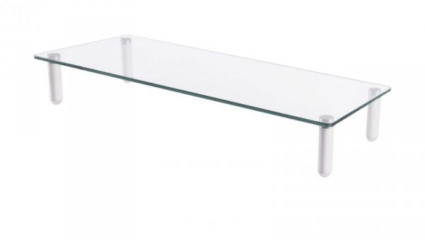 Szklana podstawa dla monitora powierzchnia robocza: 56x21cm max obciążenie: 20kg DA-90358